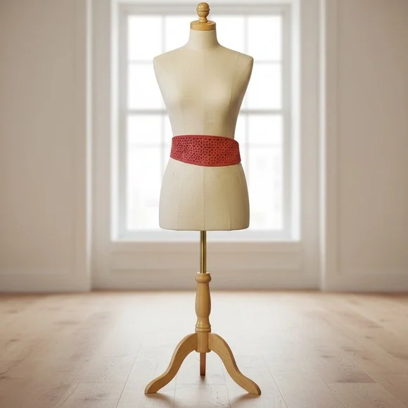Anthropologie Red Rouge Suede Laser Cut Belt NWT Size Small  display picture 1